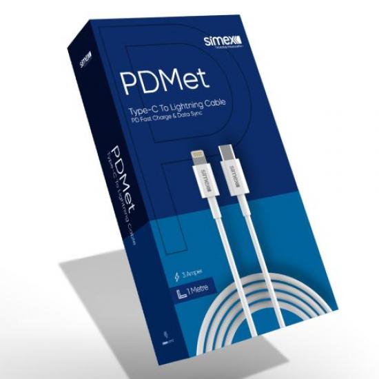 Simex PDMET Type C to Lightning Kablo