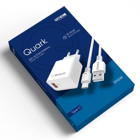 Simex Quark Hızlı Şarj Qualcomm 3.0