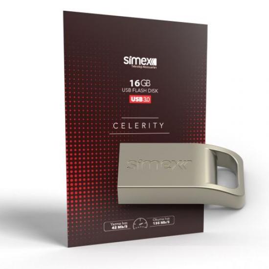 Simex Celerity 3.0 Metal 16GB USB Bellek