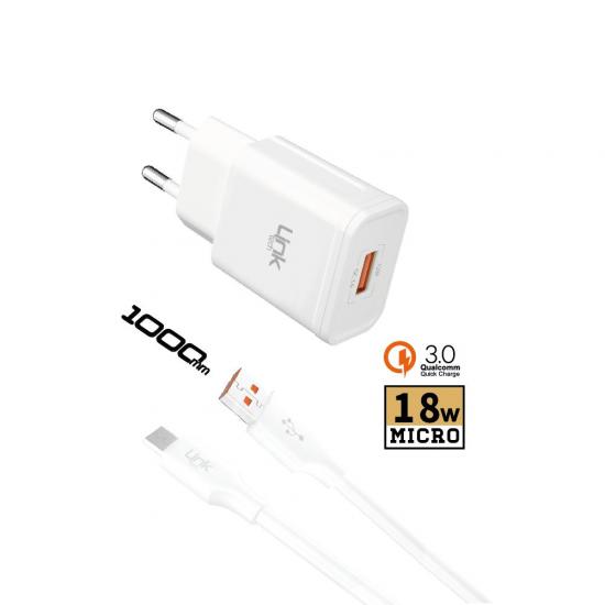 S661 Premium Quick Charge 3.0 Micro USB Hızlı Şarj Aleti
