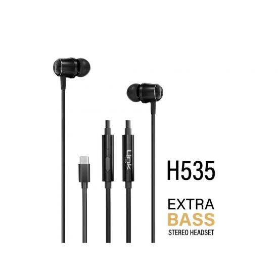 H535 Premium Ekstra Bas Kulak Içi Kablolu Kulaklık