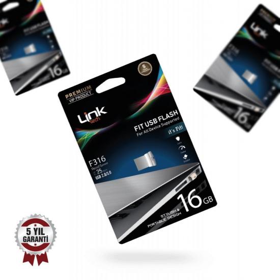 Fit Premium 16GB Metal 25MB/S USB Flash Bellek