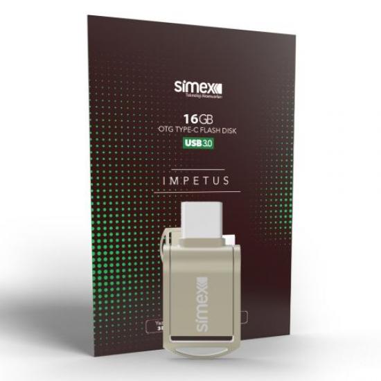 Simex SU-106 Impetus 3.0 Otg Type C 16GB USB Bellek